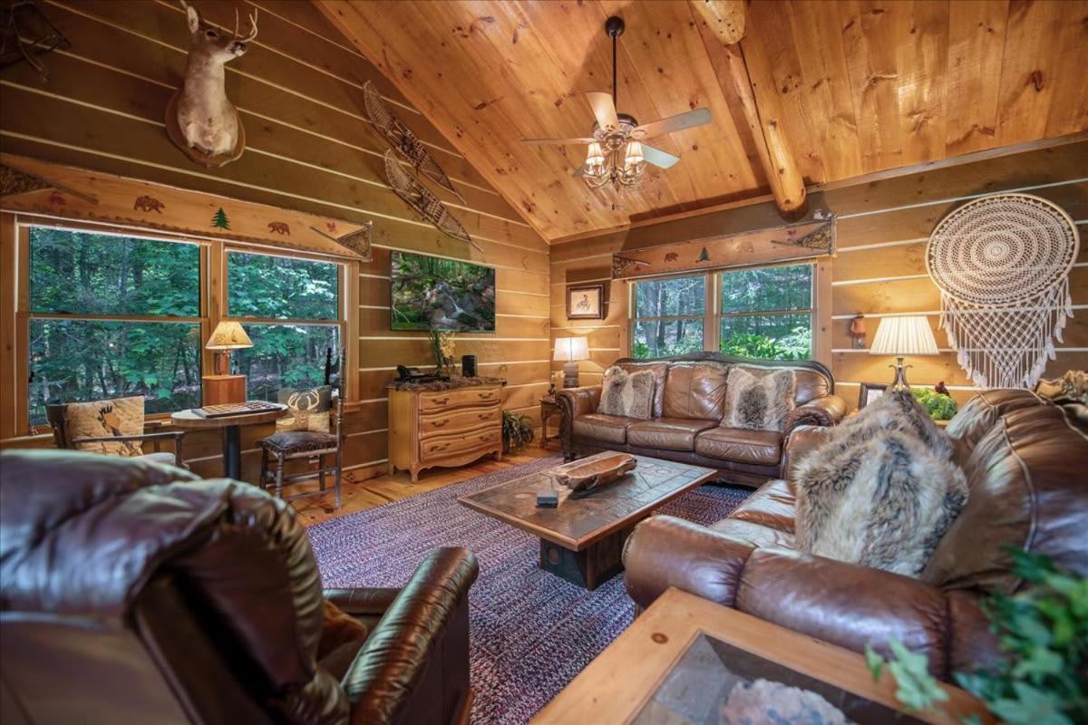 فيلا بلو ريدجفي Waterfront Mountain Cabin With Hot Tub المظهر الخارجي الصورة