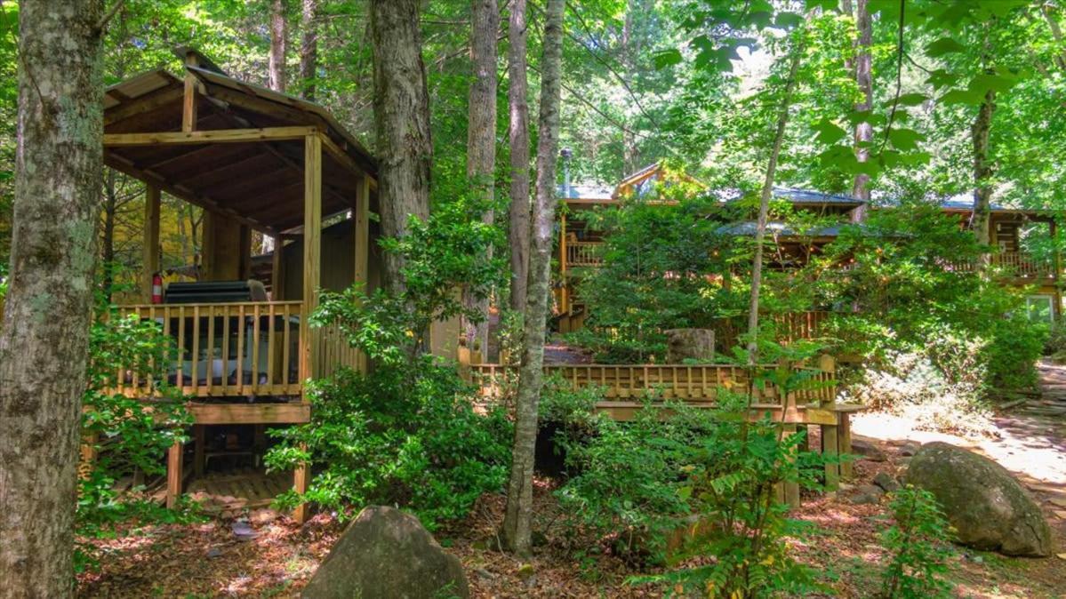 فيلا بلو ريدجفي Waterfront Mountain Cabin With Hot Tub المظهر الخارجي الصورة
