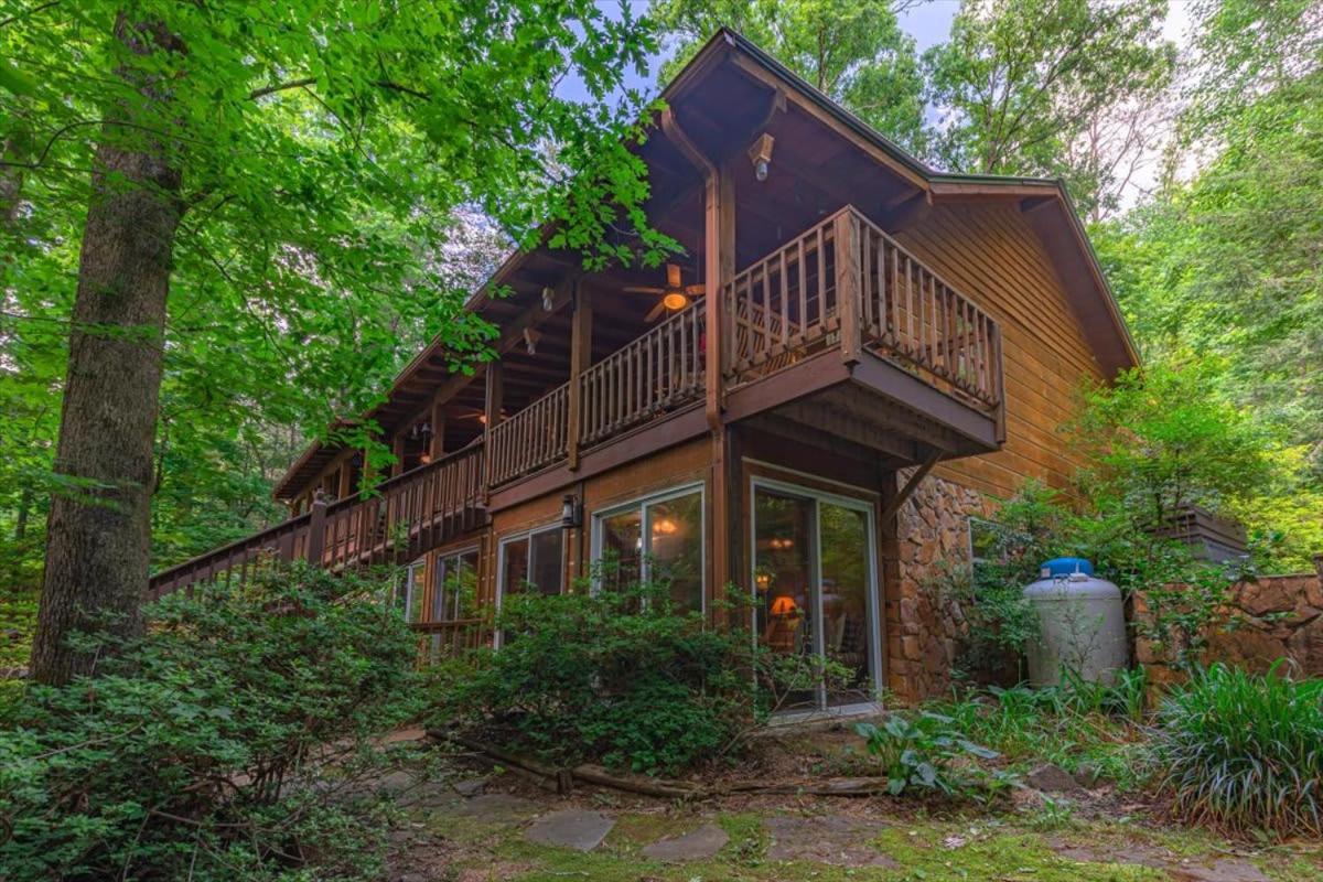 فيلا بلو ريدجفي Waterfront Mountain Cabin With Hot Tub المظهر الخارجي الصورة